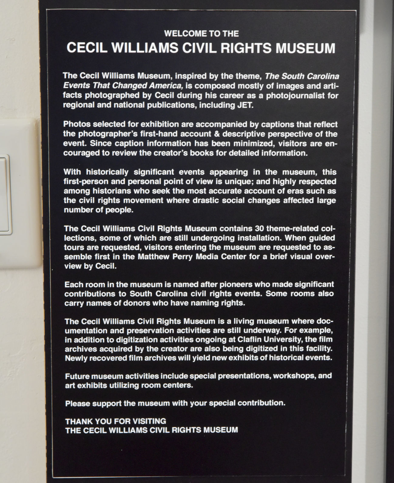 Williams Civil Rights Museum